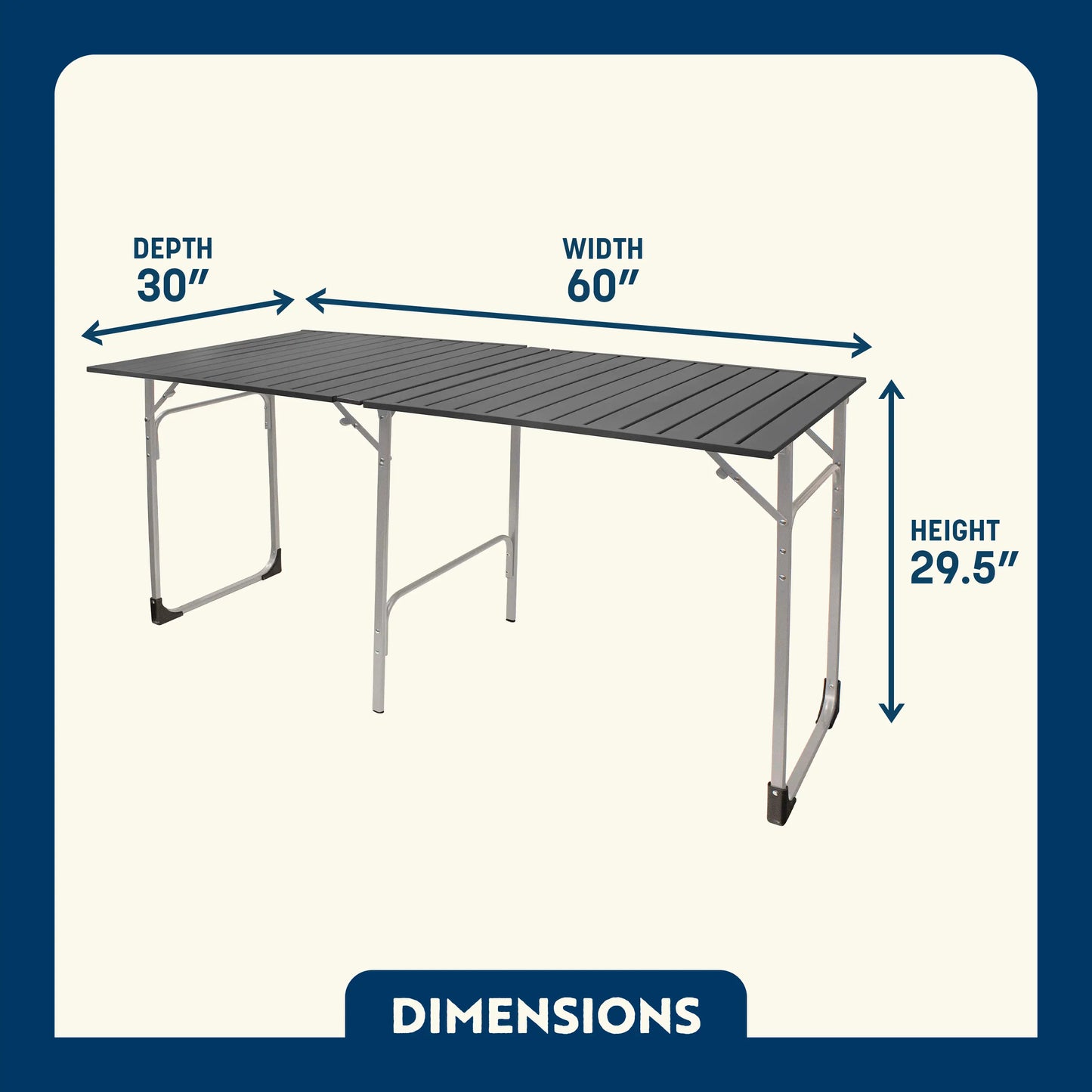 Slim-Fold Table XL™ - Weekend Meal Ready