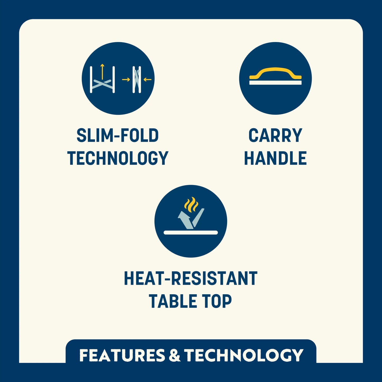 Slim-Fold Table XL™ - Weekend Meal Ready
