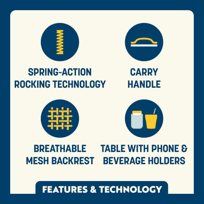 Freestyle Rocker™ with Side Table - Meal Ready