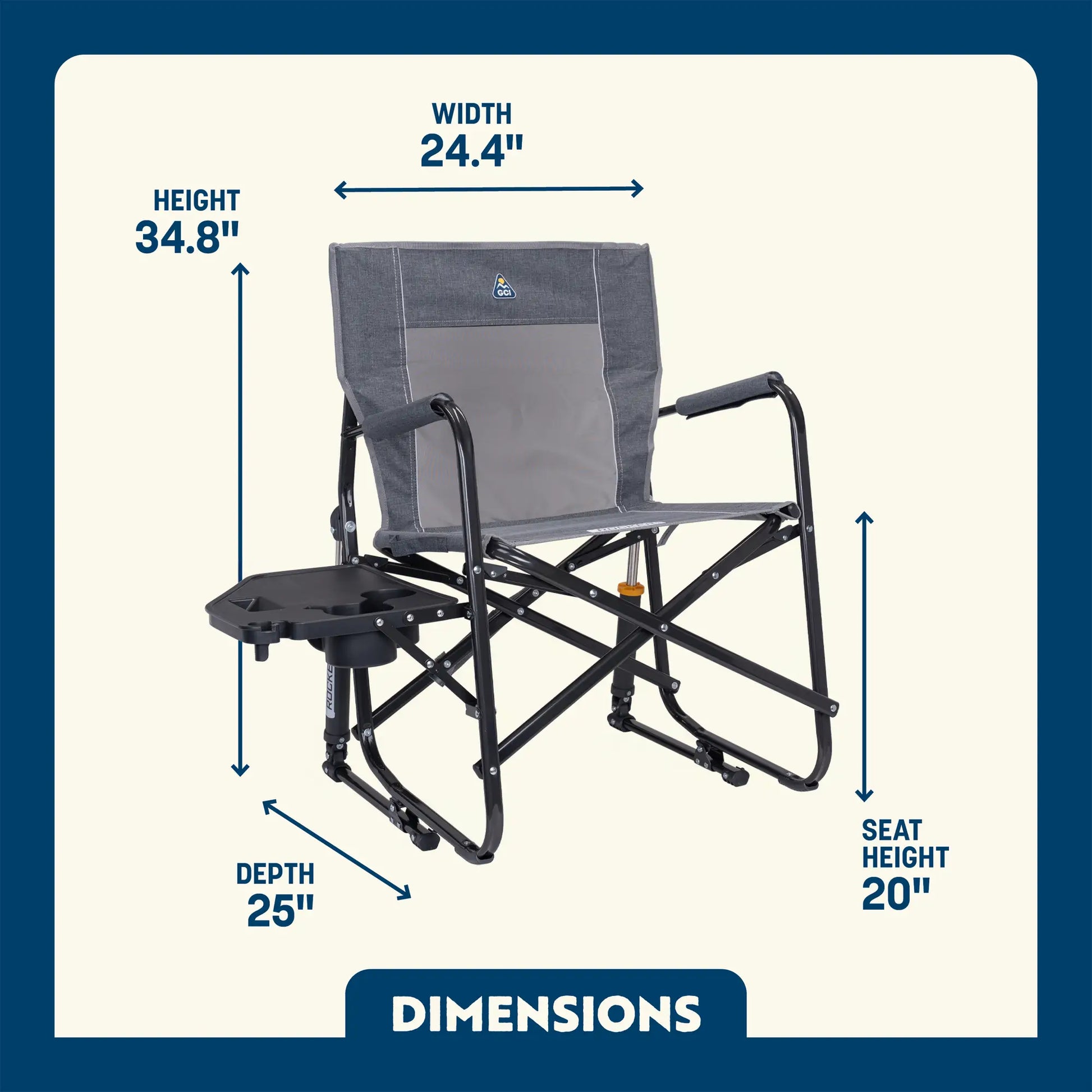 Freestyle Rocker™ with Side Table - Meal Ready