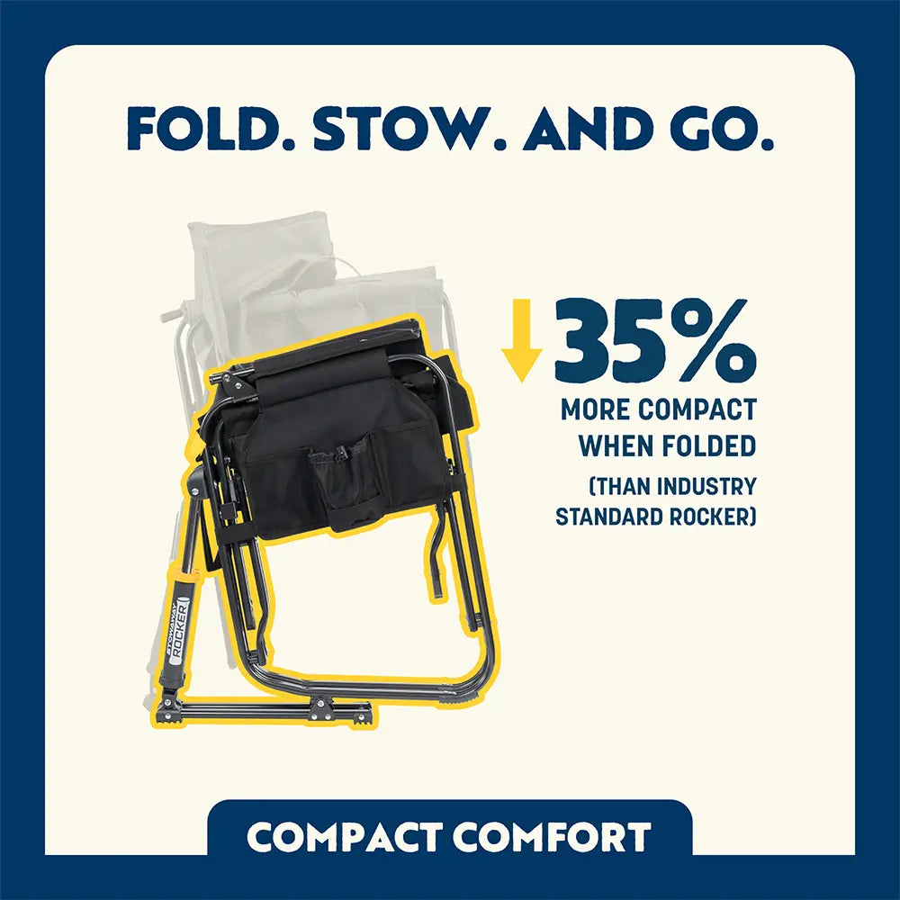 Stowaway Rocker™ - Backyard Ease