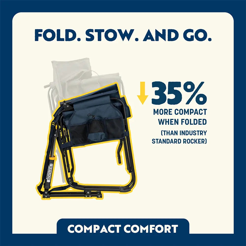 Stowaway Rocker™ - Backyard Ease