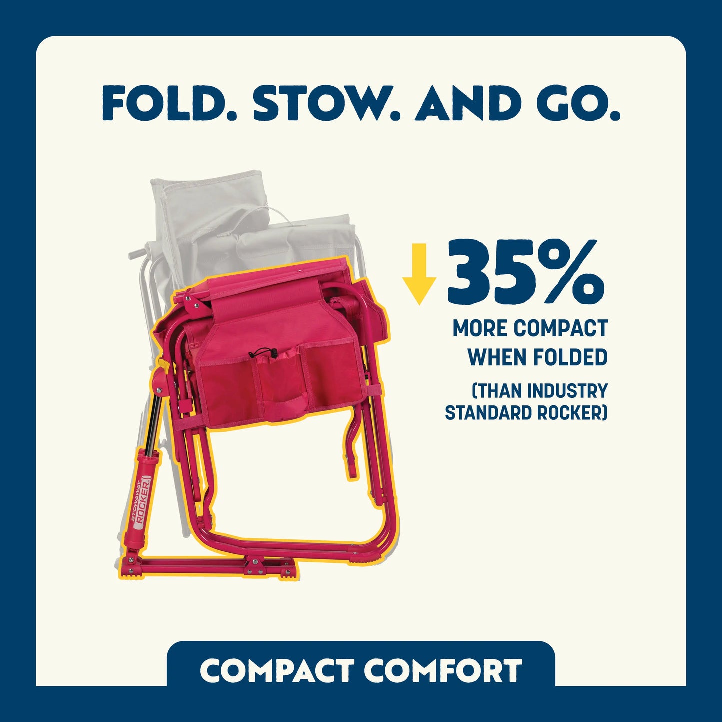 Stowaway Rocker™ - Backyard Ease