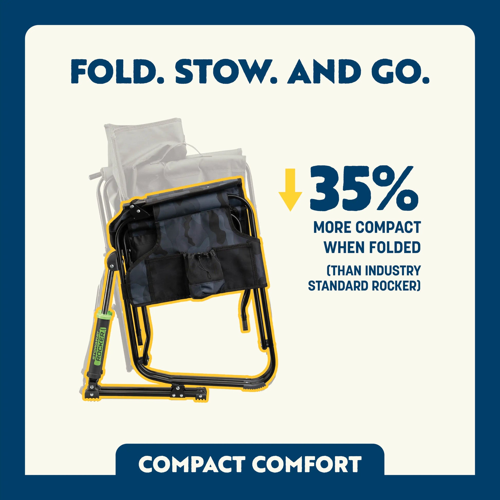 Stowaway Rocker™ - Camp Comfort