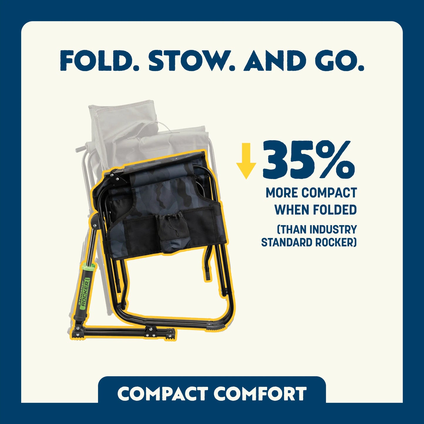 Stowaway Rocker™ - Backyard Ease