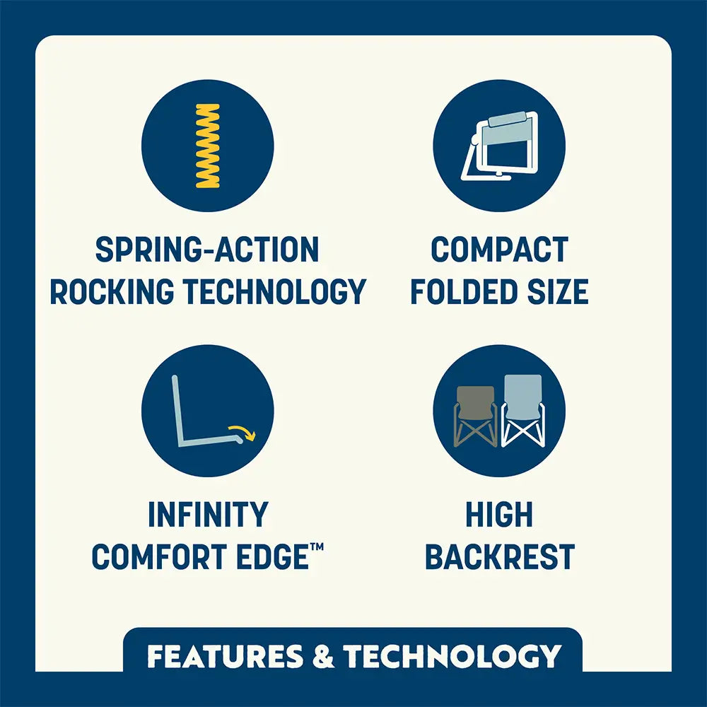 Stowaway Rocker™ - Backyard Ease