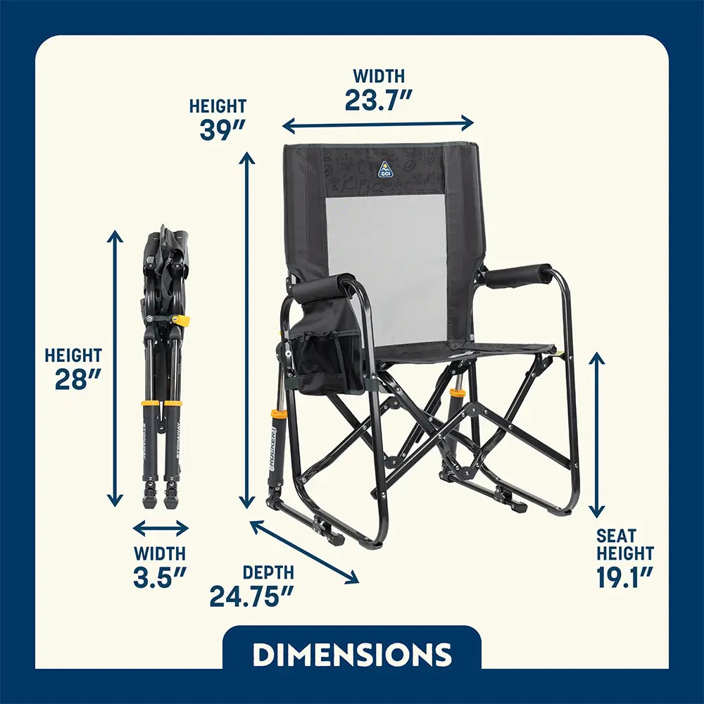 Stowaway Rocker™ - Backyard Ease