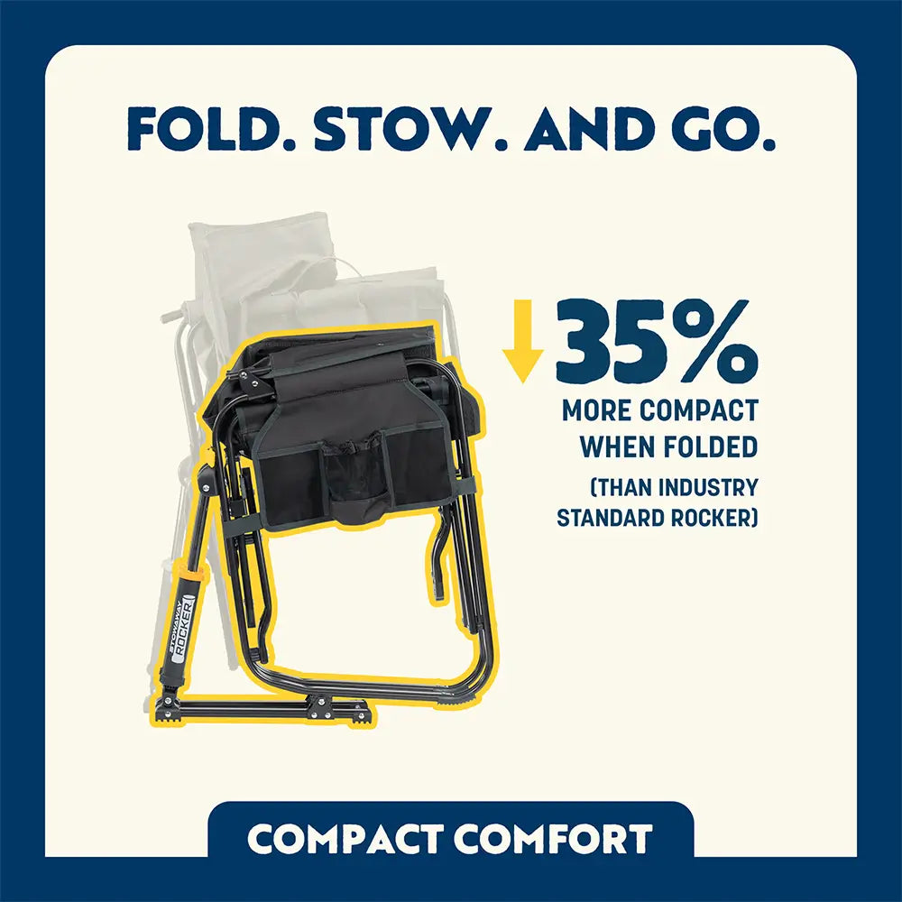 Stowaway Rocker™ - Backyard Ease