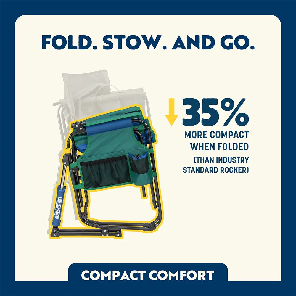 Stowaway Rocker™ - Backyard Ease