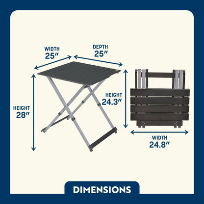 Compact Camp Table 25™ - Tailgate Table