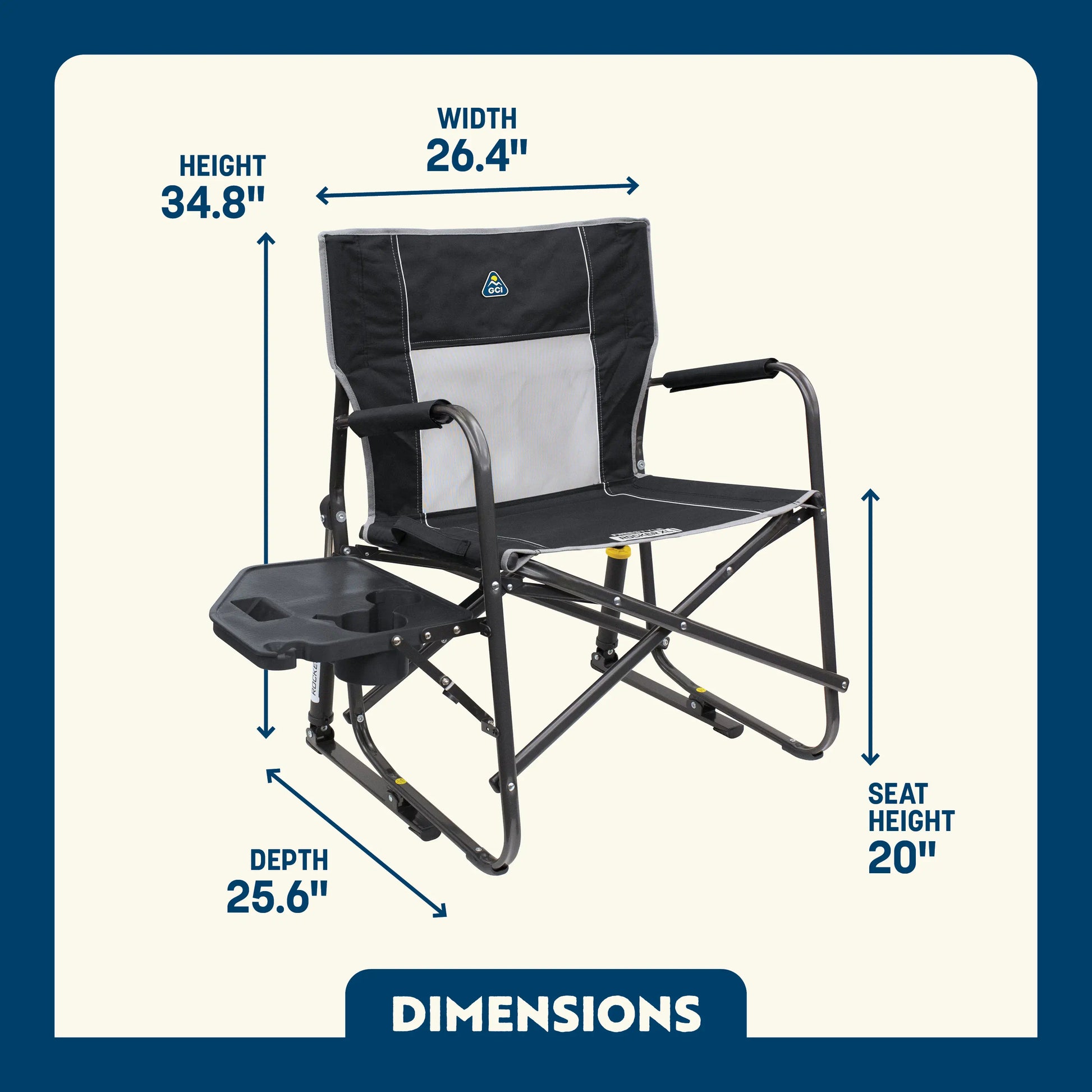 Freestyle Rocker XL™ with Side Table - Weekend Cook Choice