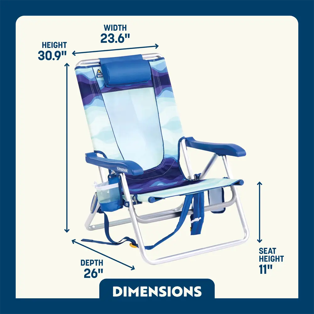 Backpack Beach Chair™ - Sunny Relax