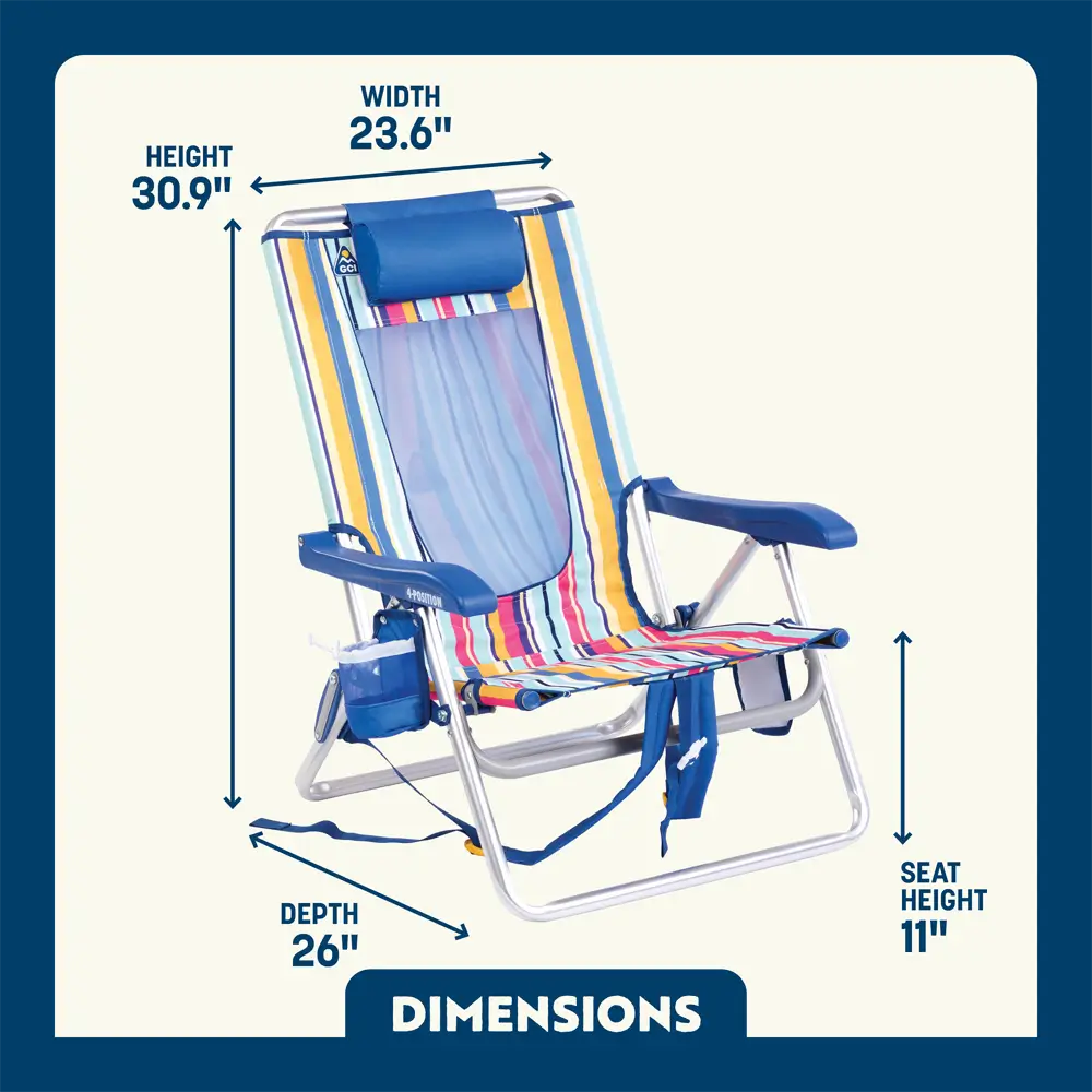 Backpack Beach Chair™ - Sunny Relax
