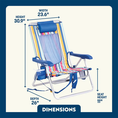 Backpack Beach Chair™ - Sunny Relax