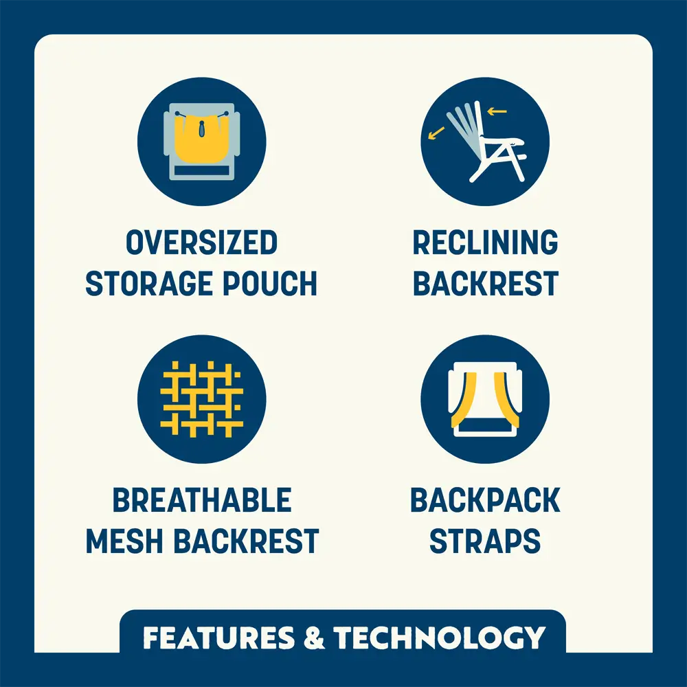 Backpack Beach Chair™ - Sunny Relax