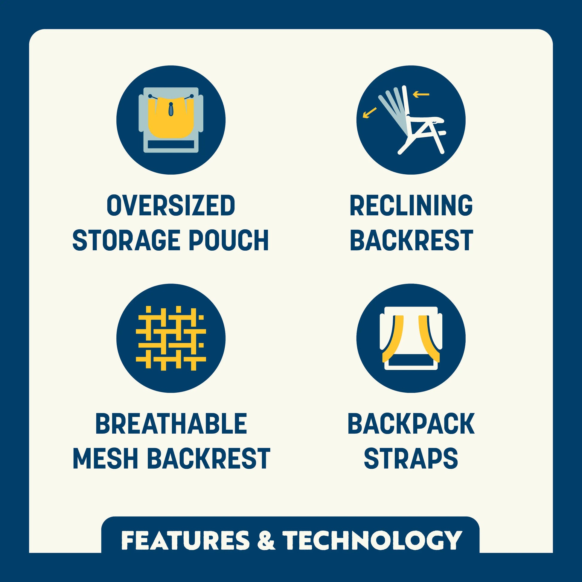 Backpack Beach Chair™ - Sunny Relax