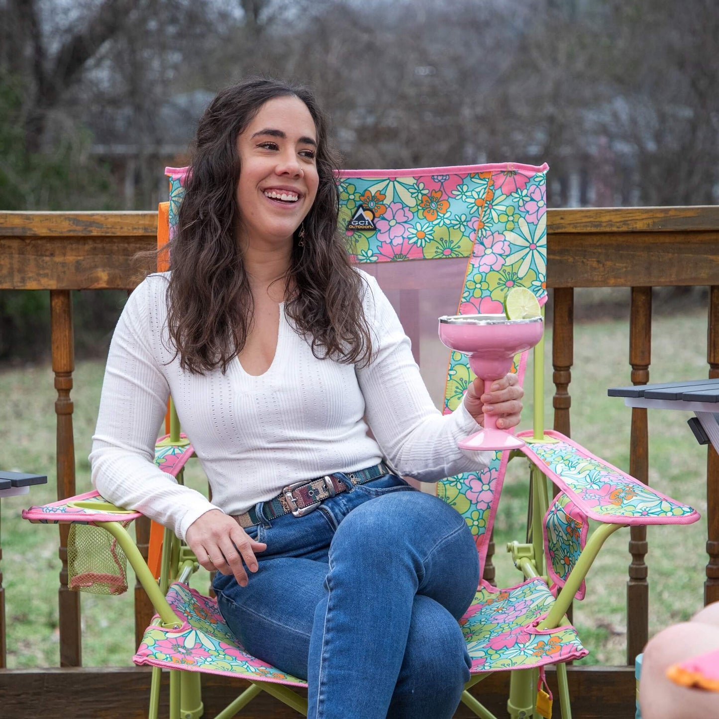 Comfort Pro Rocker - Floral - Camp Support