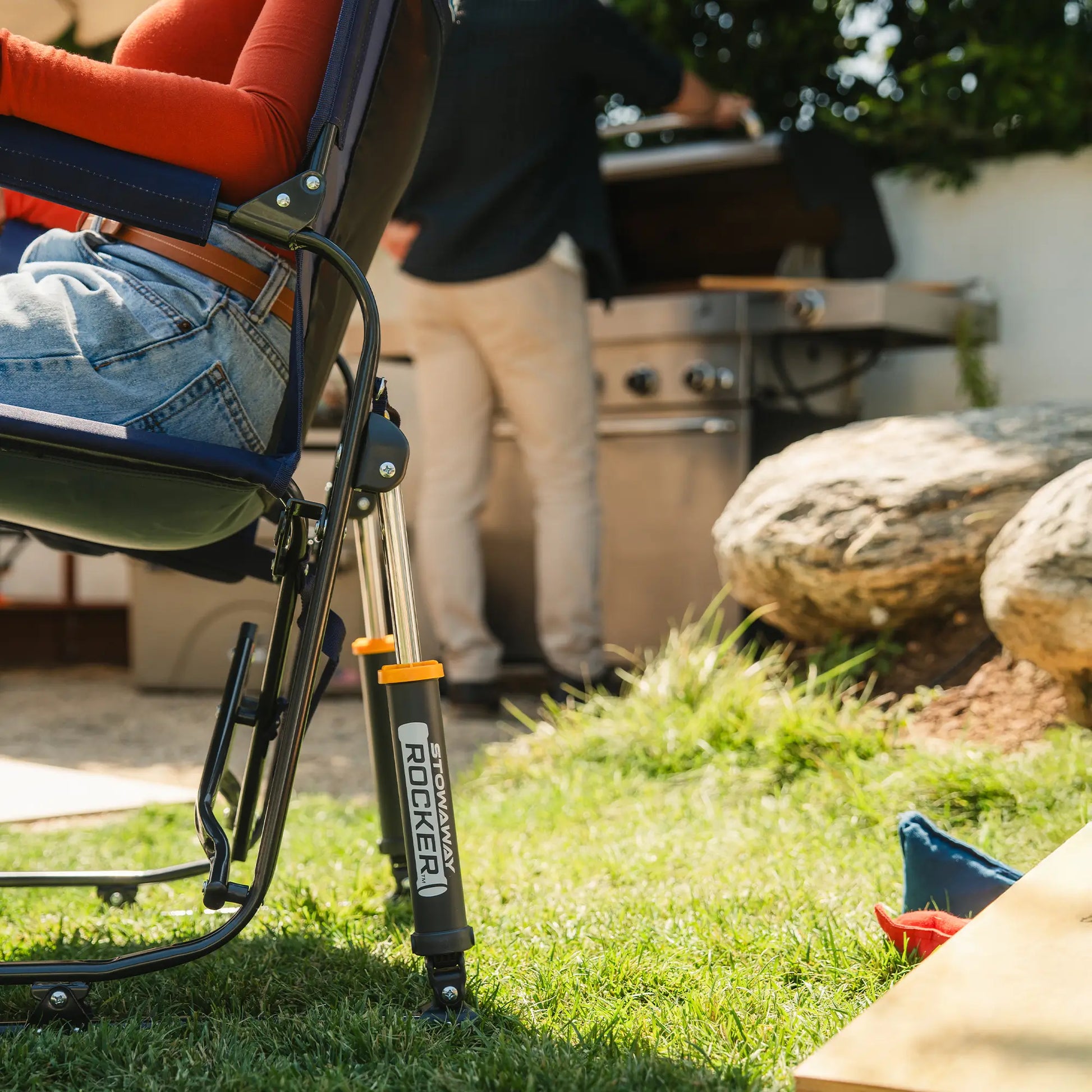 Stowaway Rocker™ - Backyard Ease