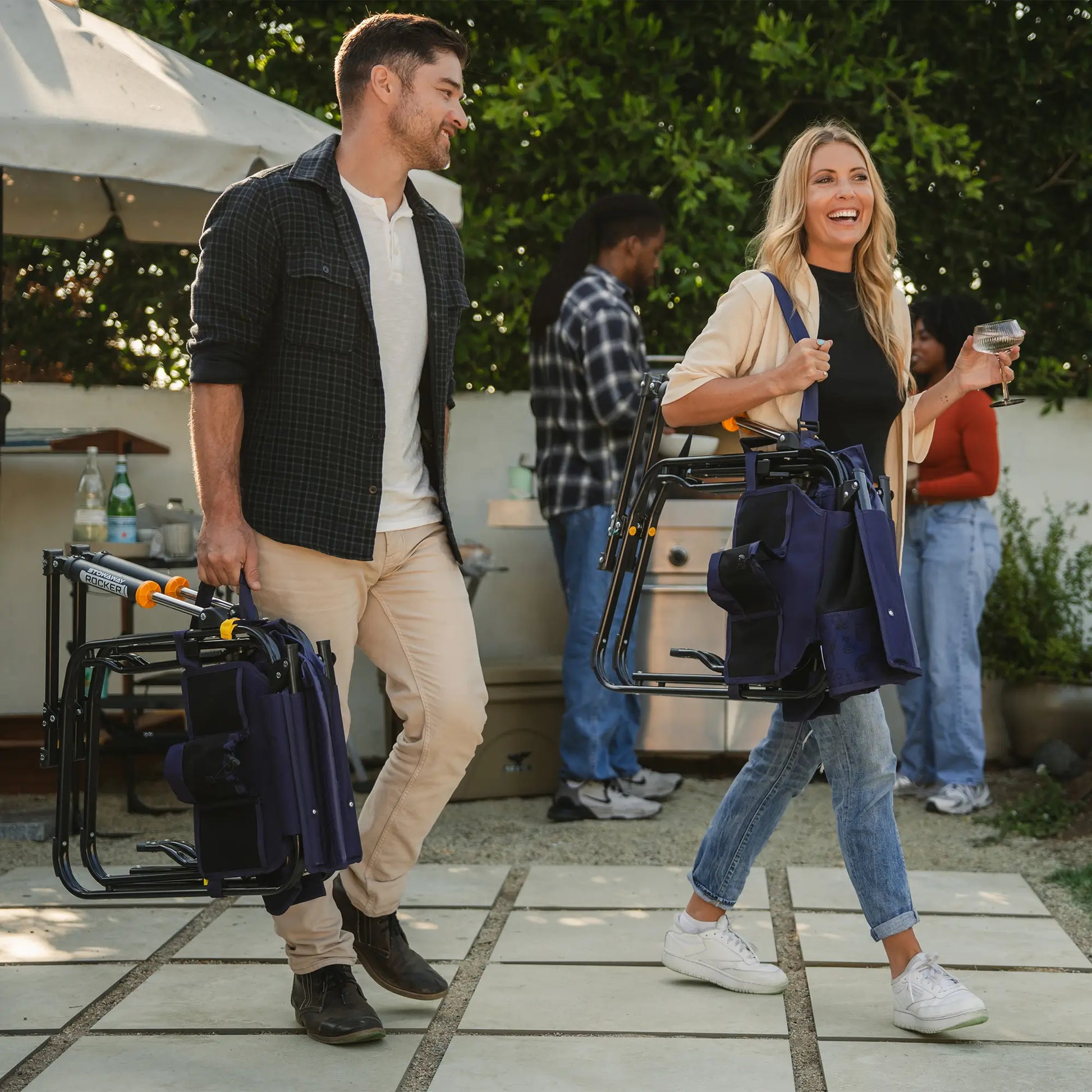 Stowaway Rocker™ - Backyard Ease