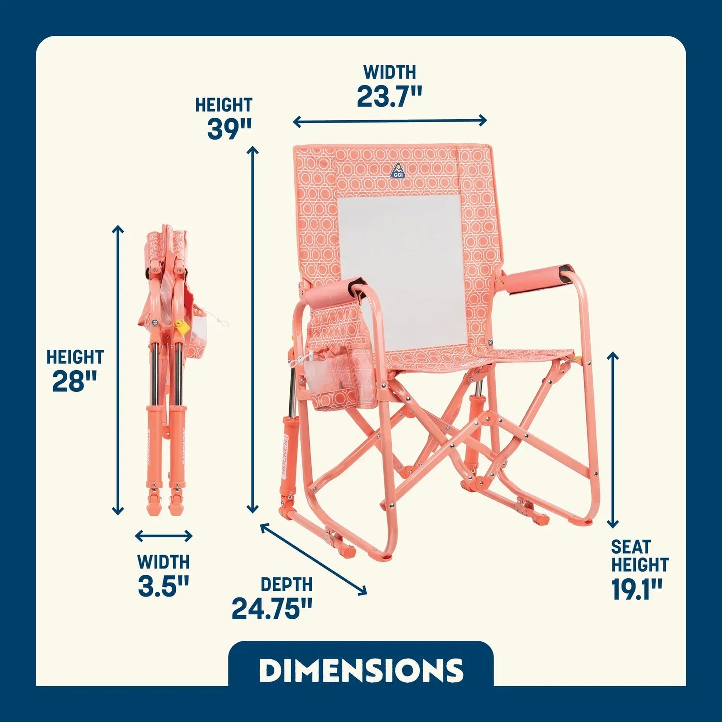 Stowaway Rocker™ - Backyard Ease